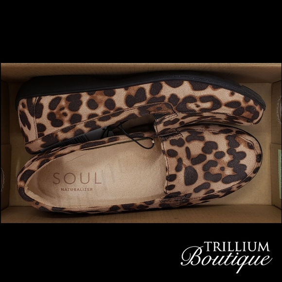 SOUL Naturalizer Zapato Loafer Cheetah Sizes: 6.5, 7.5 New in Box! - Picture 11 of 11